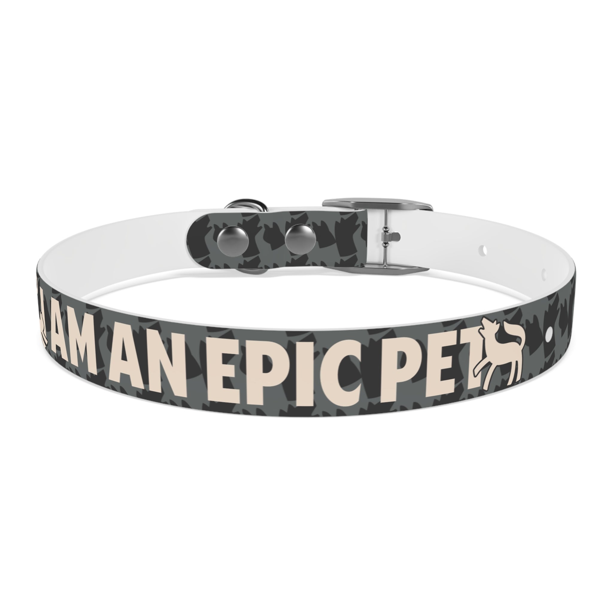 I am an EPIC pet Dog Collar, Custom Pet Accessory, Durable Canine Fashion, Unique Dog Gear, Dog Lover Gift, Everyday Wear for Pets