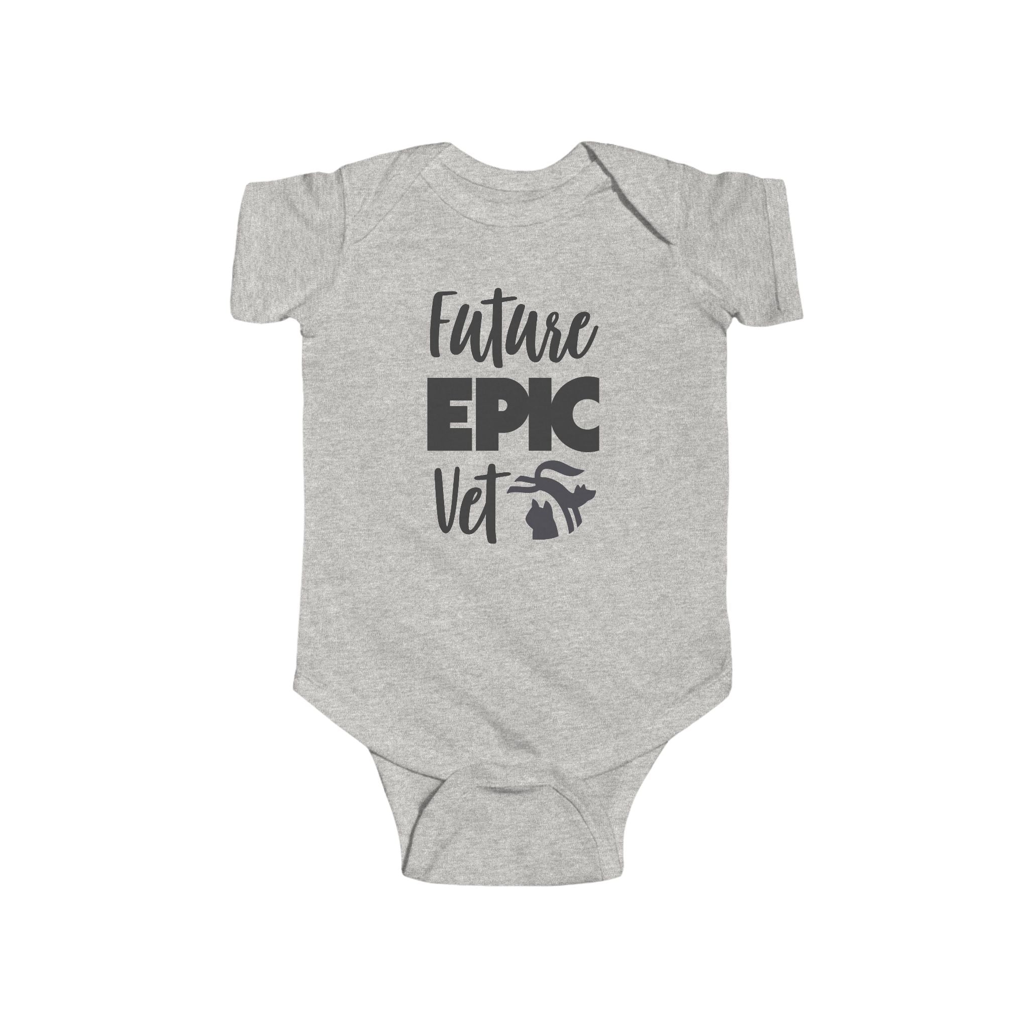 Future Epic Vet Infant Bodysuit, Baby Shower Gift, Cute Animal Lover Outfit, Newborn Clothes, Veterinary Baby Apparel