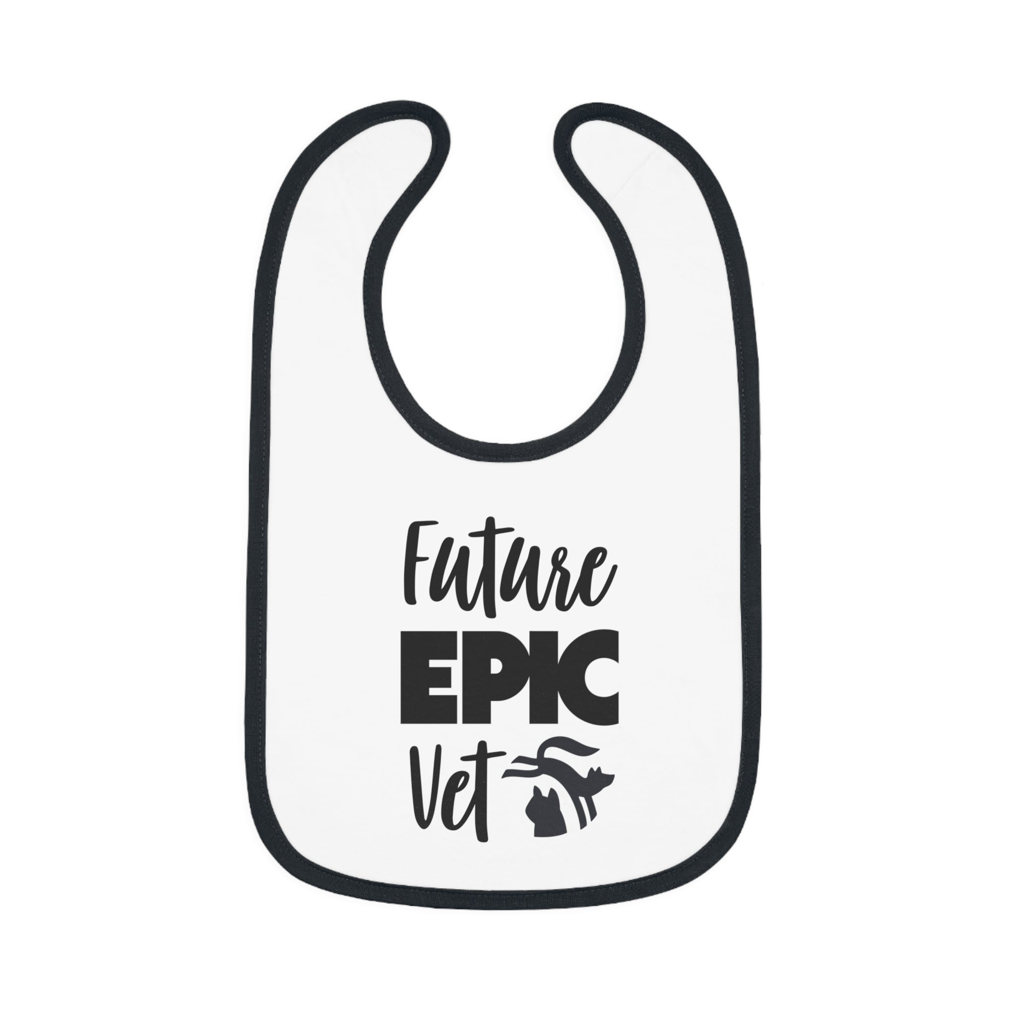 Future Epic Vet Baby Bib | Fun Baby Shower Gift, Animal Lover Bib, Cute Baby Apparel, Unique Baby Gift, Veterinary Theme