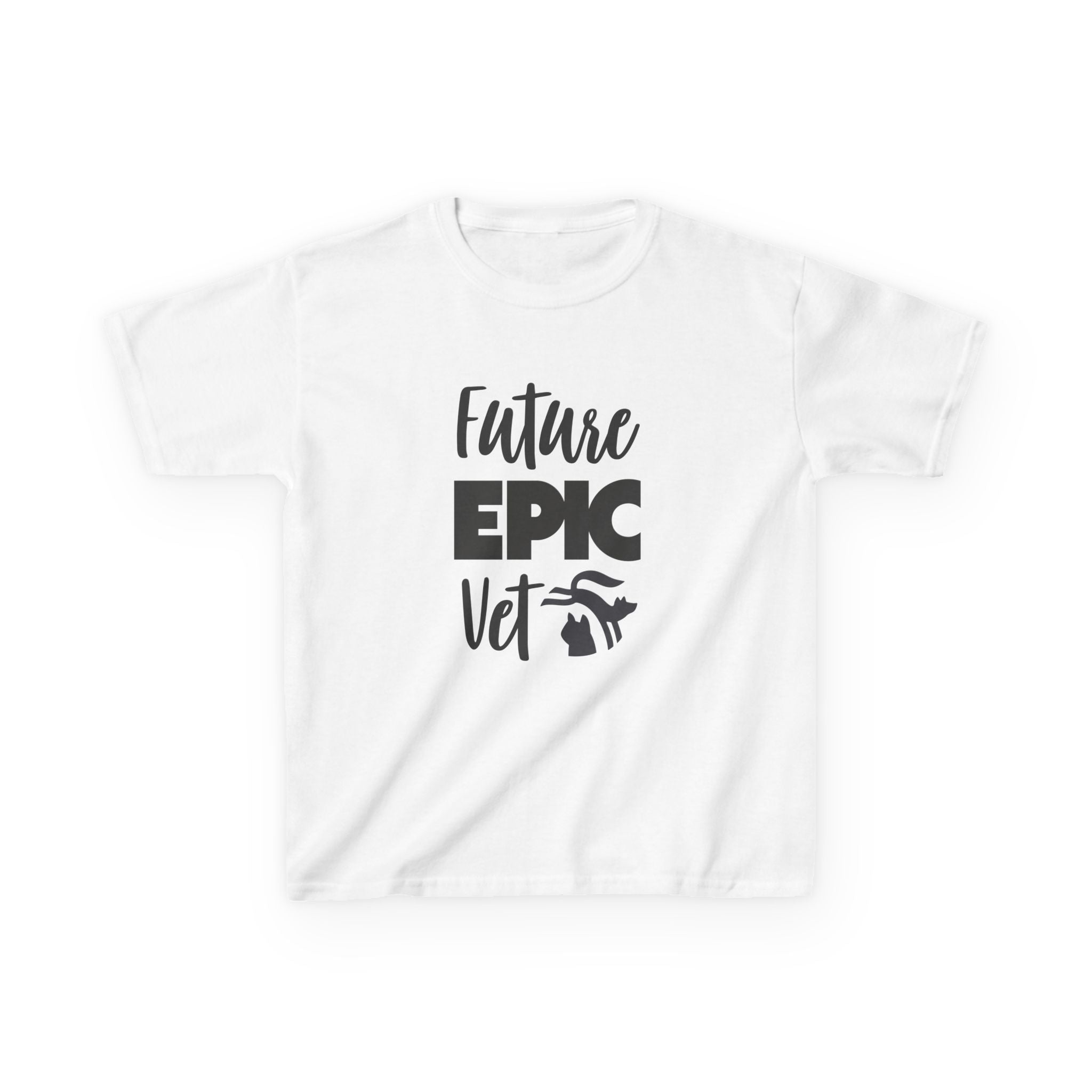 Kids Future Epic Vet Tee, Funny Veterinary Shirt, Gift for Young Animal Lovers, Animal Rescue Tee, Kids Veterinary Humor