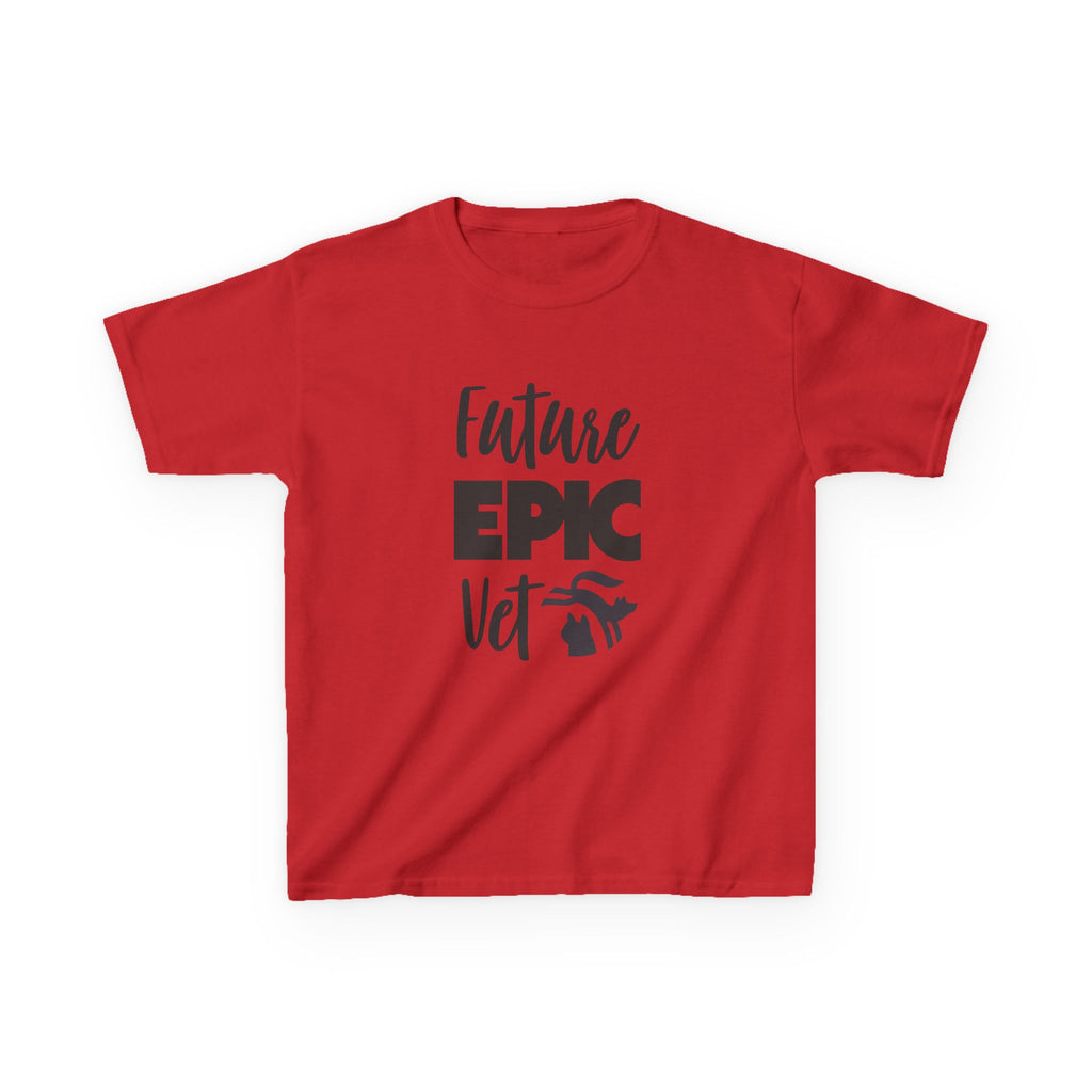 Kids Future Epic Vet Tee, Funny Veterinary Shirt, Gift for Young Animal Lovers, Animal Rescue Tee, Kids Veterinary Humor