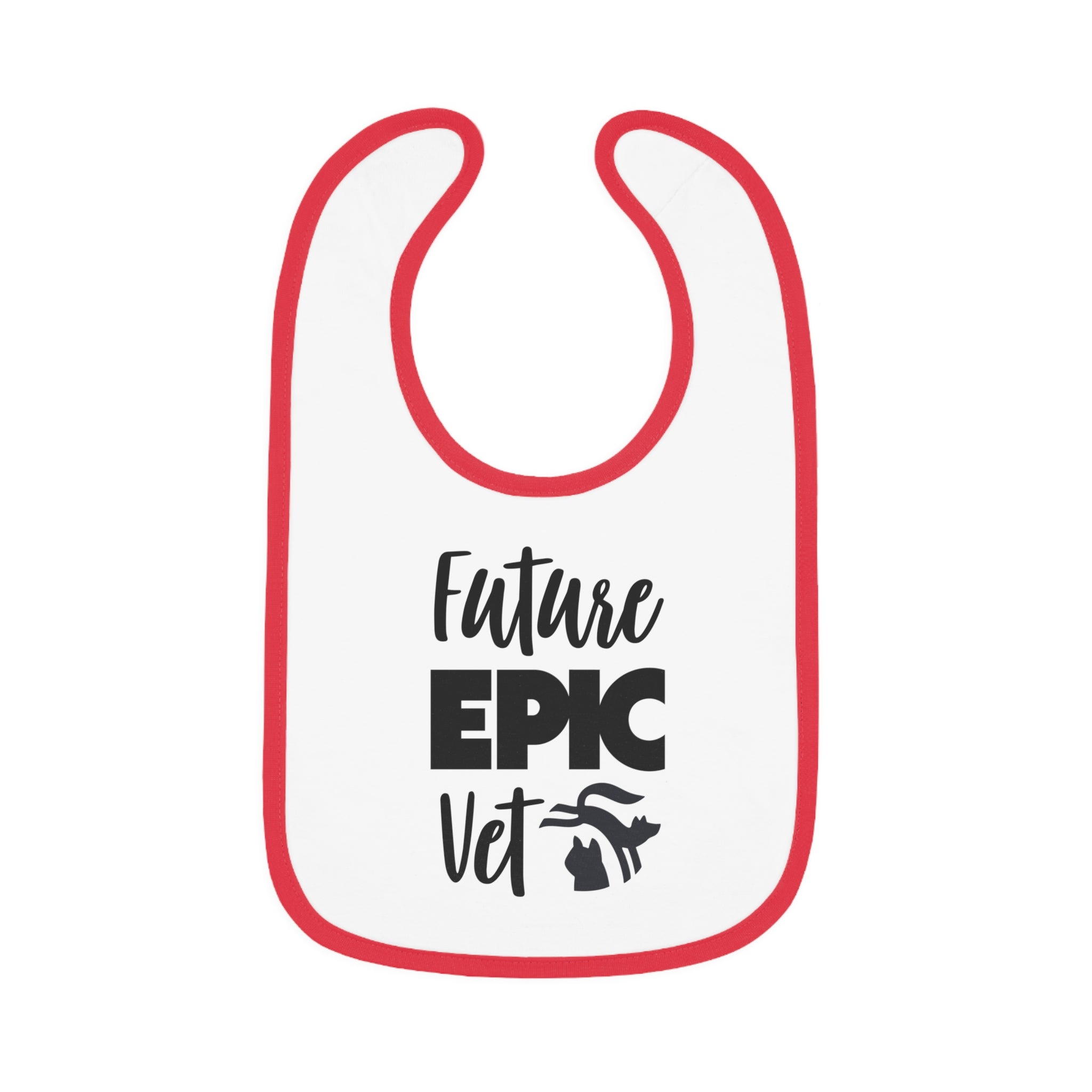 Future Epic Vet Baby Bib | Fun Baby Shower Gift, Animal Lover Bib, Cute Baby Apparel, Unique Baby Gift, Veterinary Theme