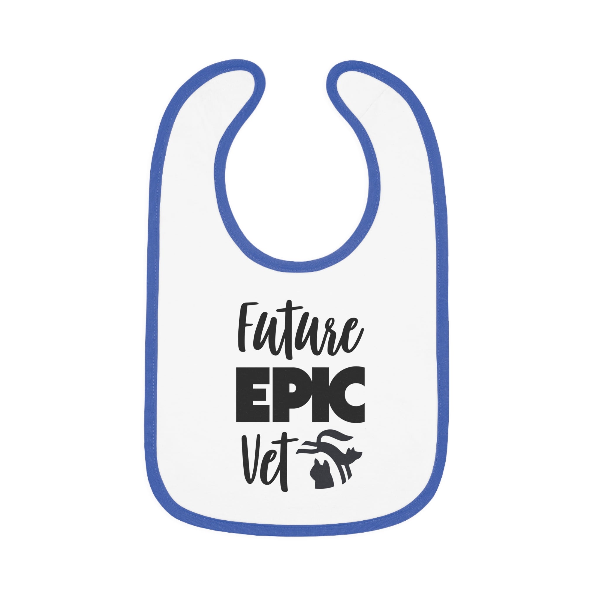 Future Epic Vet Baby Bib | Fun Baby Shower Gift, Animal Lover Bib, Cute Baby Apparel, Unique Baby Gift, Veterinary Theme