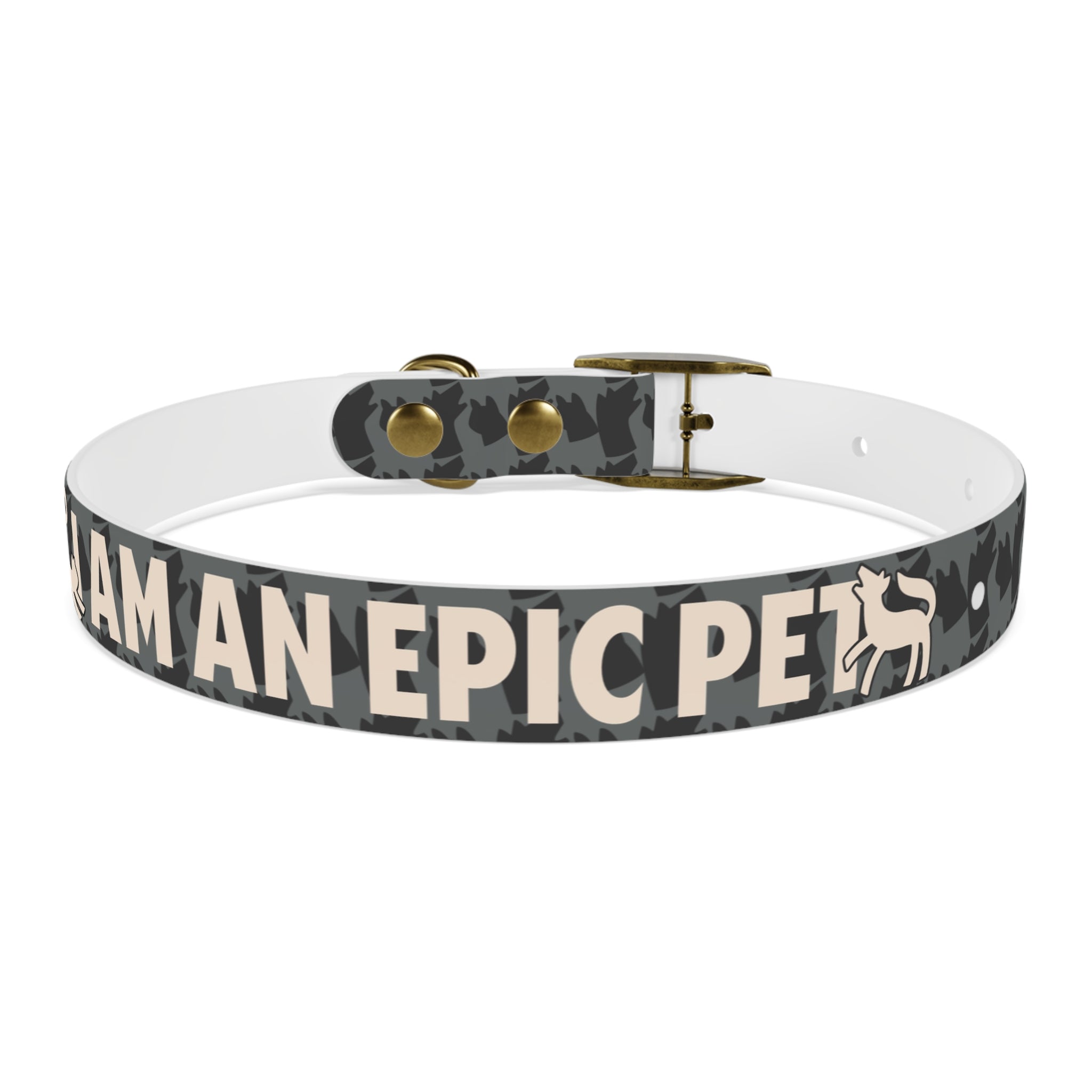 I am an EPIC pet Dog Collar, Custom Pet Accessory, Durable Canine Fashion, Unique Dog Gear, Dog Lover Gift, Everyday Wear for Pets