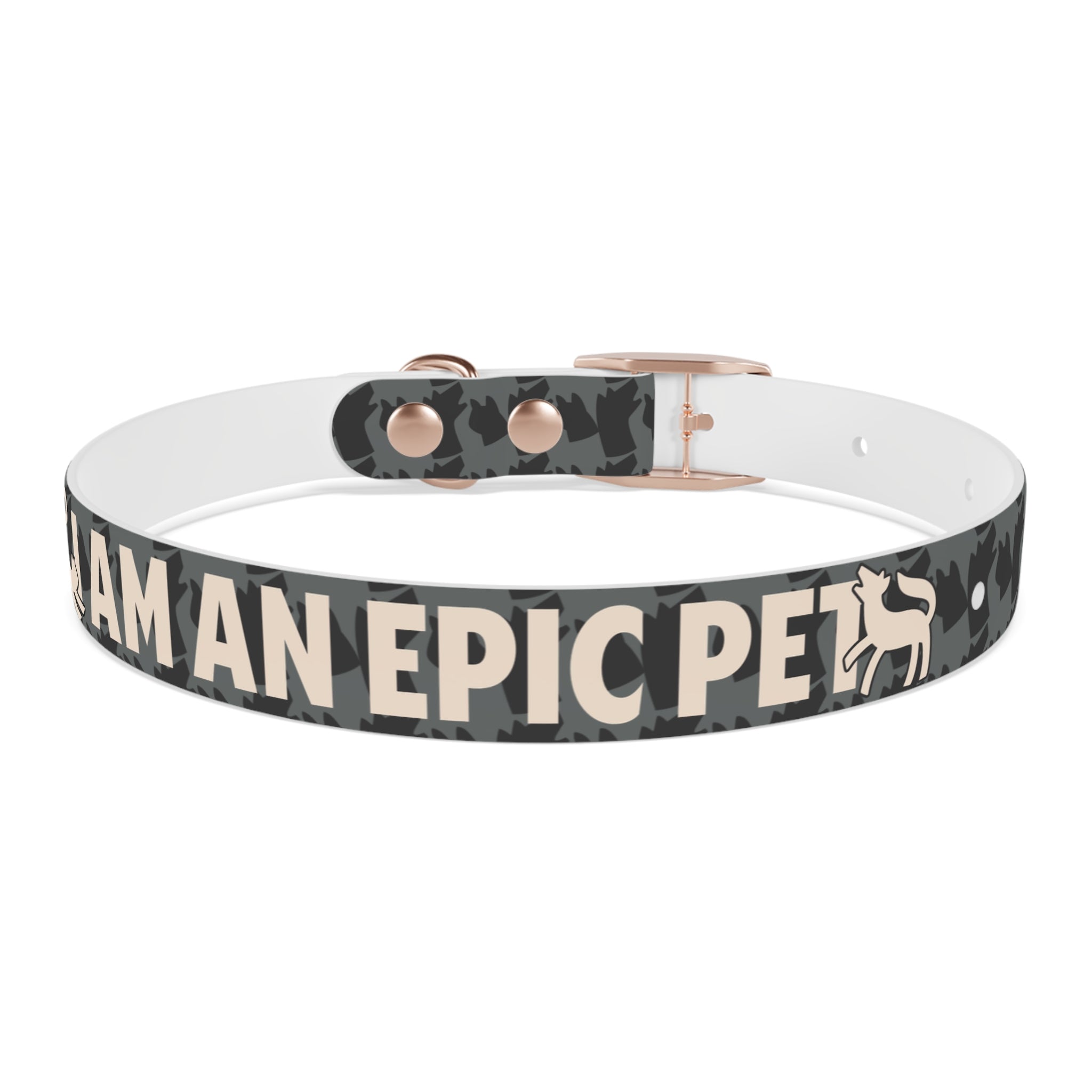 I am an EPIC pet Dog Collar, Custom Pet Accessory, Durable Canine Fashion, Unique Dog Gear, Dog Lover Gift, Everyday Wear for Pets