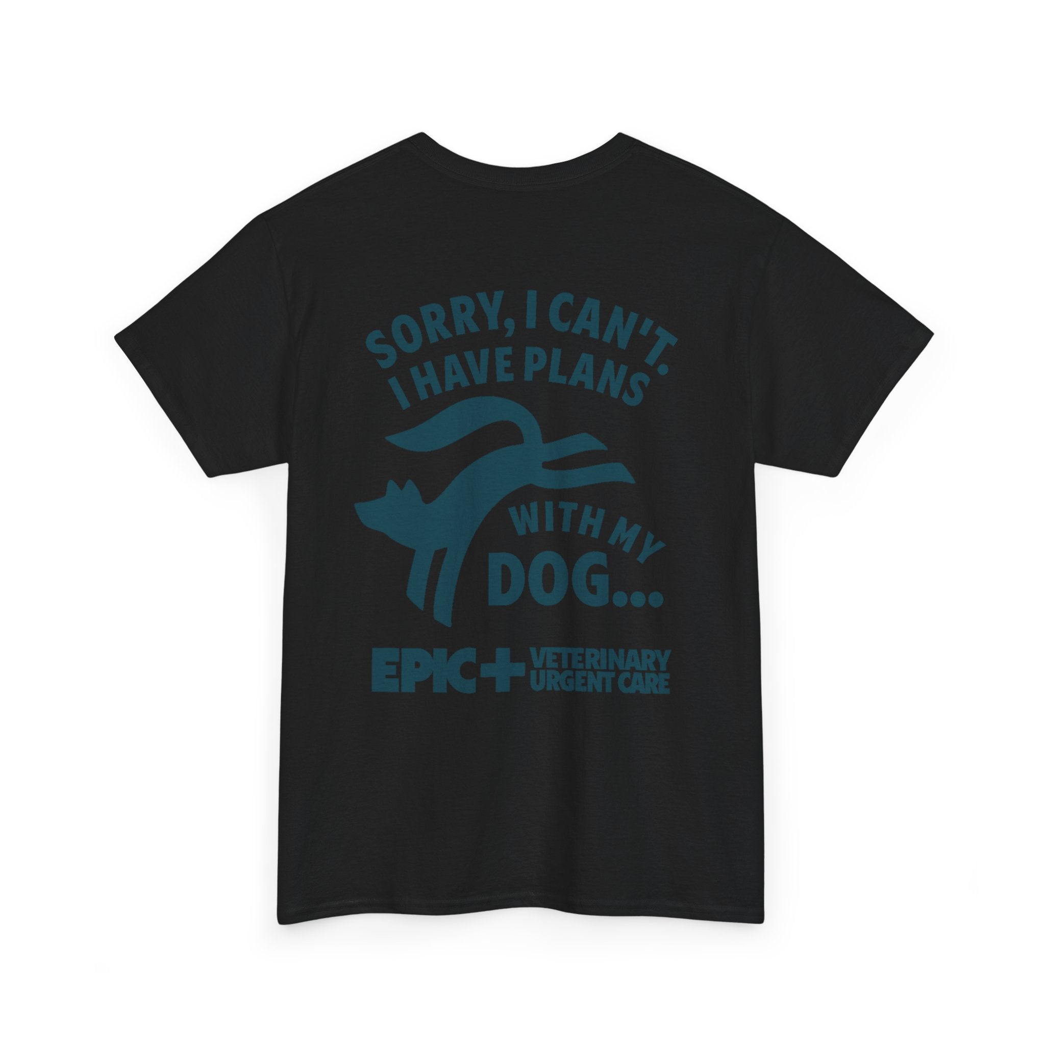 Graphic Tee — I cant, I have plans with my dog.  — Blue — EPIC Veterinary Urgent Care