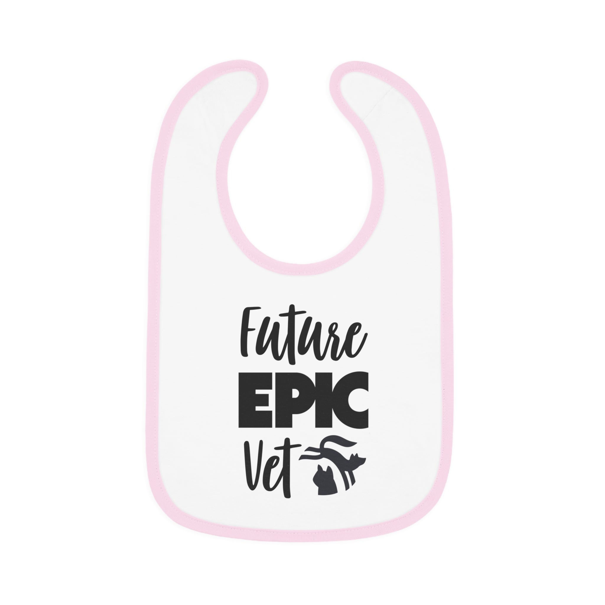 Future Epic Vet Baby Bib | Fun Baby Shower Gift, Animal Lover Bib, Cute Baby Apparel, Unique Baby Gift, Veterinary Theme