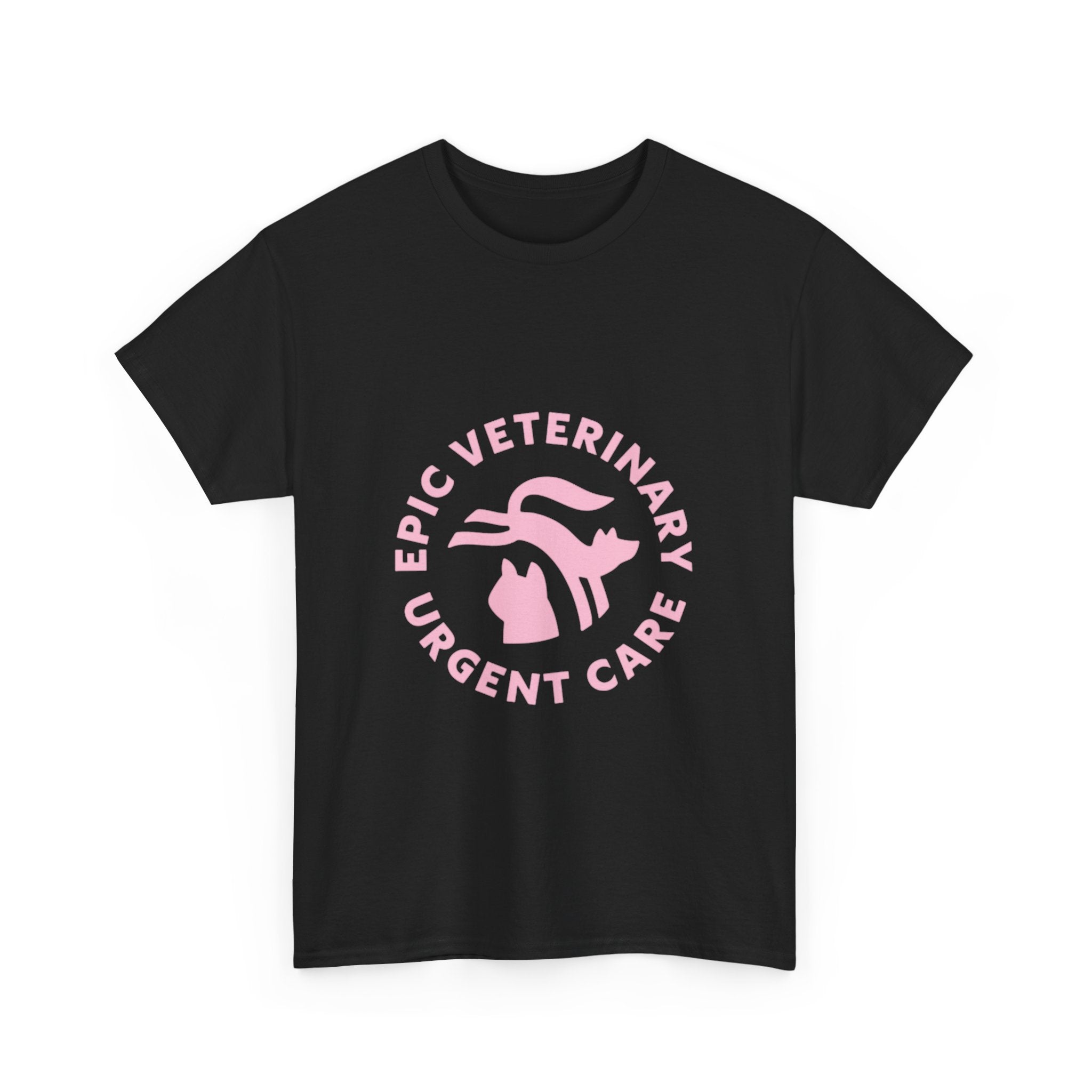 Graphic Tee — Hold on, I see a cat — Pink — EPIC Veterinary Urgent Care