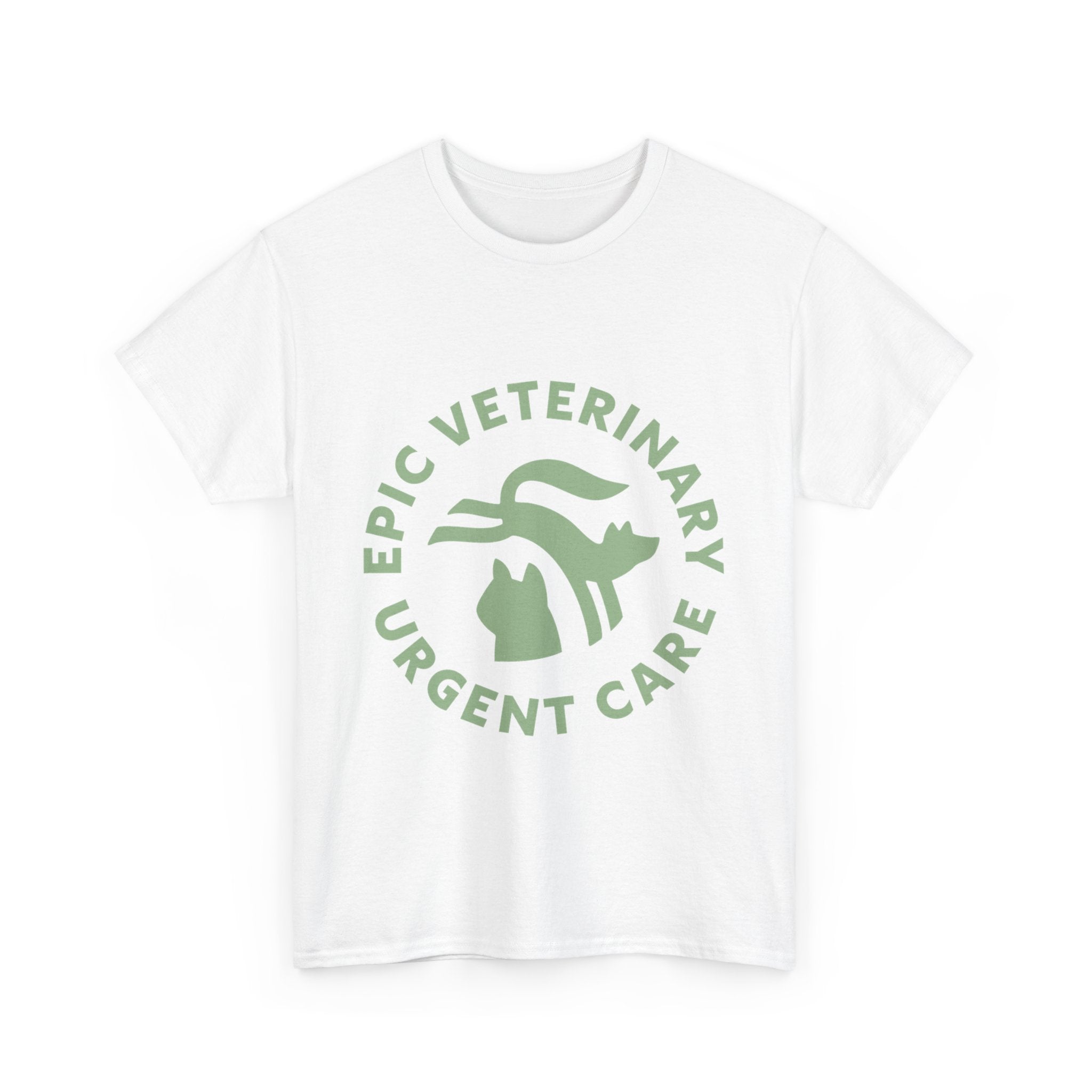Epic Veterinary Care Unisex Heavy Cotton Tee, Animal Lover Shirt, Pet Care Apparel, Gift for Veterinary Staff, Animal Clinic T-Shirt