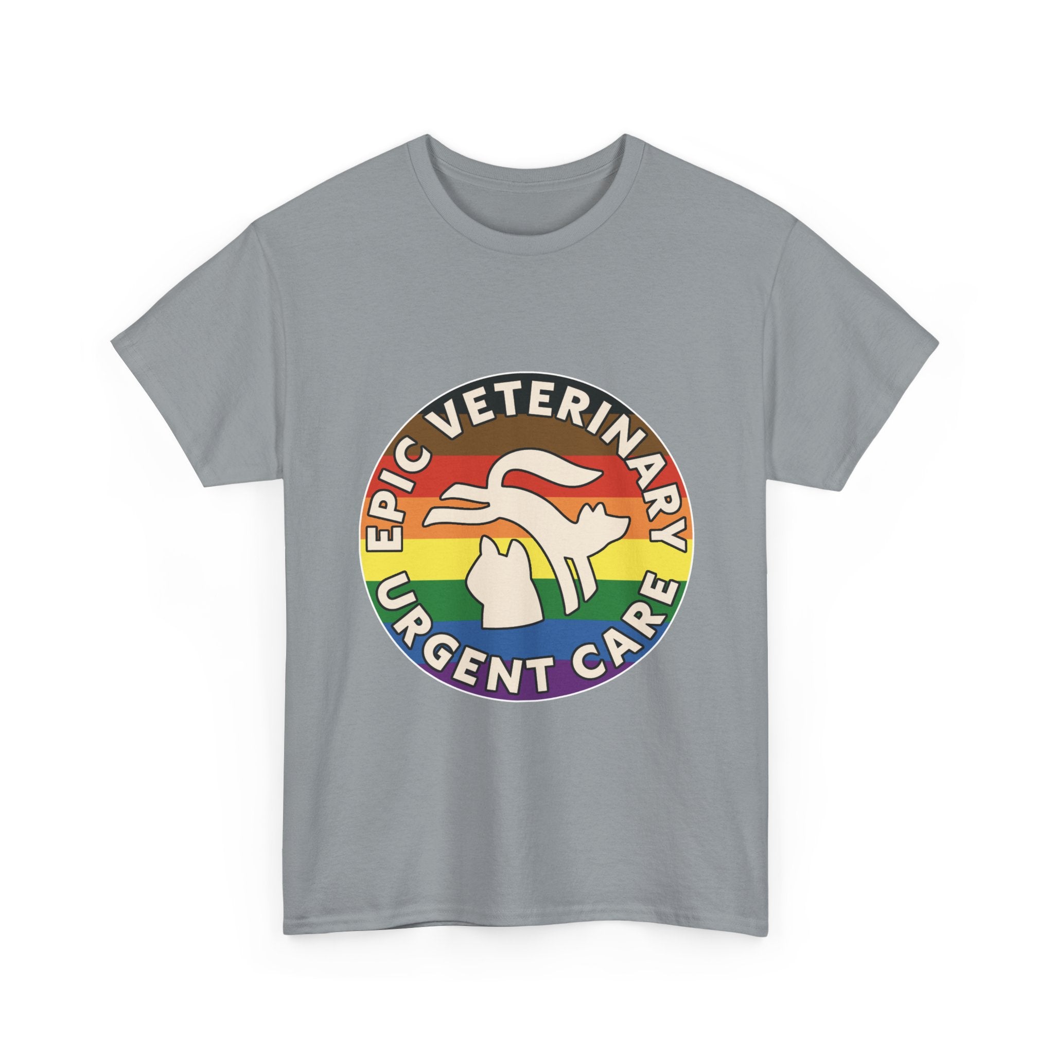 Graphic Tee - Veterinary Urgent Care Pride, LGBTQ+, Everyone is Welcome in our Pack, Rainbow