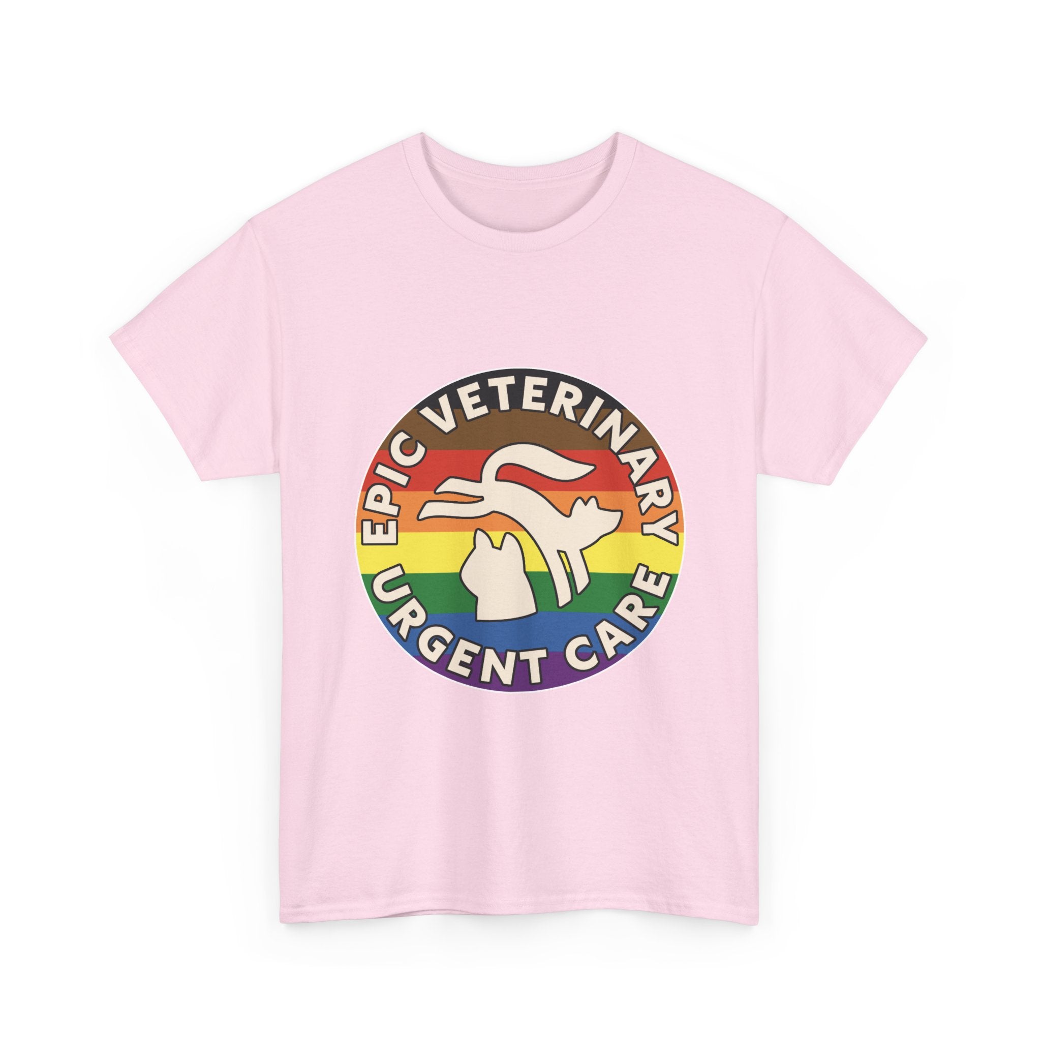Graphic Tee - Veterinary Urgent Care Pride, LGBTQ+, Everyone is Welcome in our Pack, Rainbow