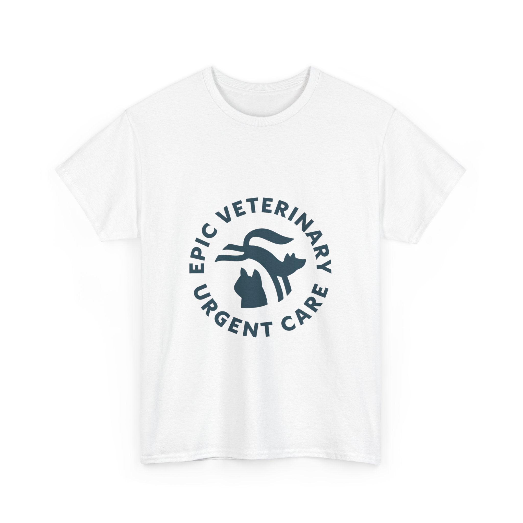 Graphic Tee — Hold on, I see a cat — Blue — EPIC Veterinary Urgent Care