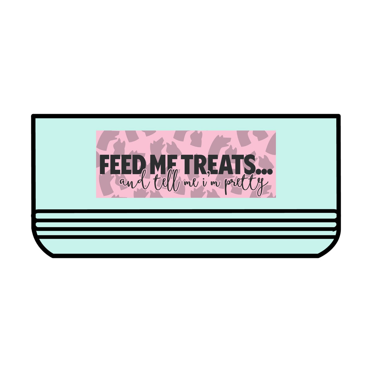 Chic Pet Bowl, Funny Pet Dish, Dog Bowl Gift, Cat Food Bowl, Modern Pet Supplies, Treats Bowl for Pets, Unique Dog Accessories