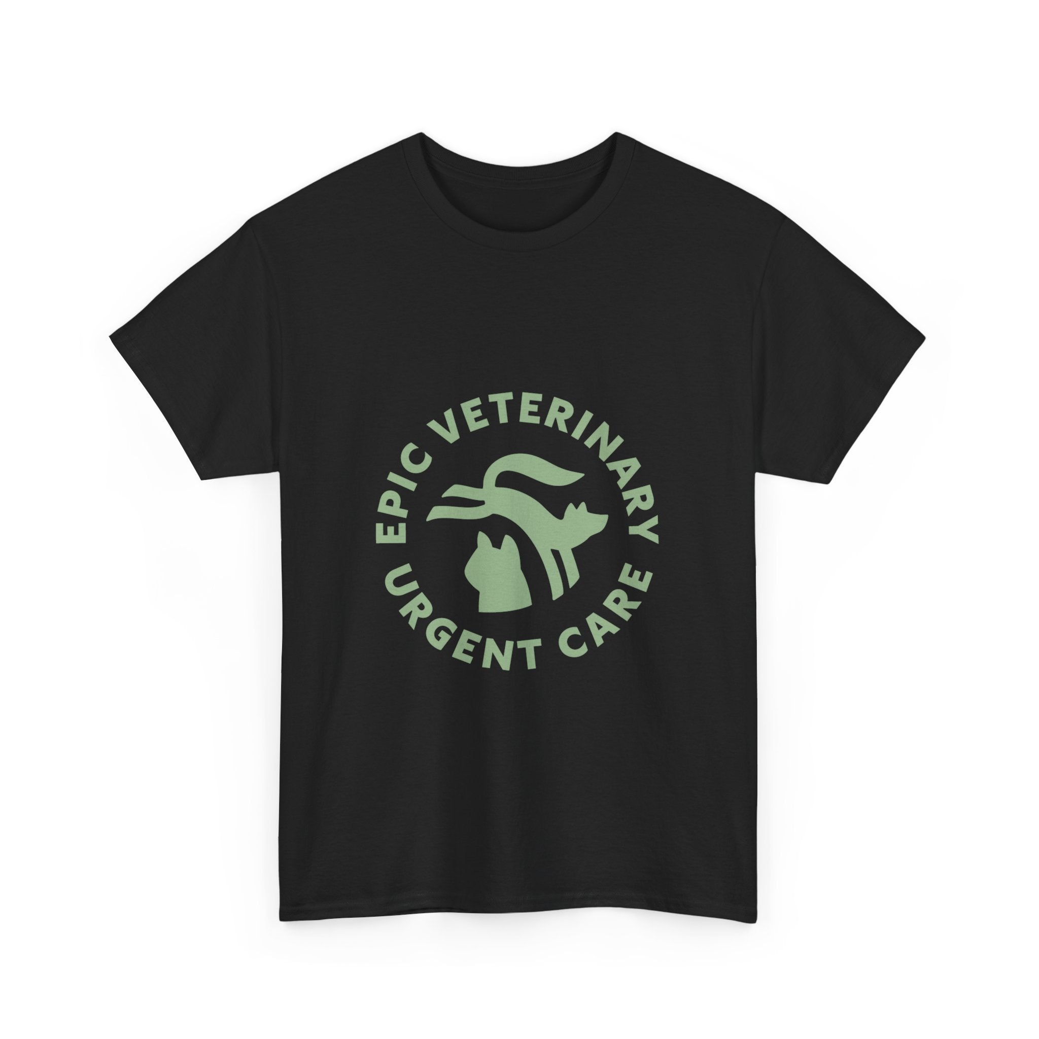 Graphic Tee — Hold on, I see a cat — Green — EPIC Veterinary Urgent Care