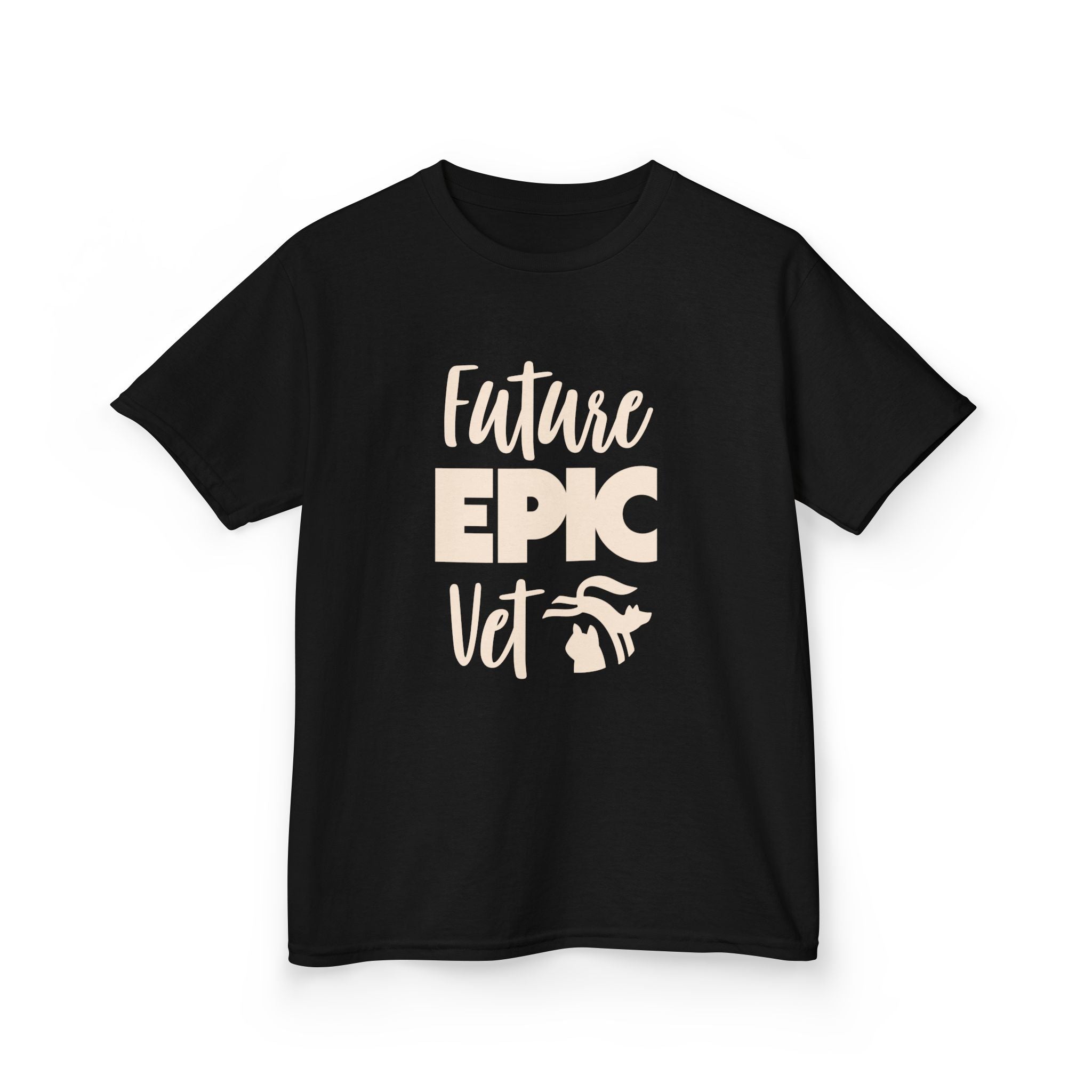 Kids Future Epic Vet Tee, Funny Veterinary Shirt, Gift for Young Animal Lovers, Animal Rescue Tee, Kids Veterinary Humor