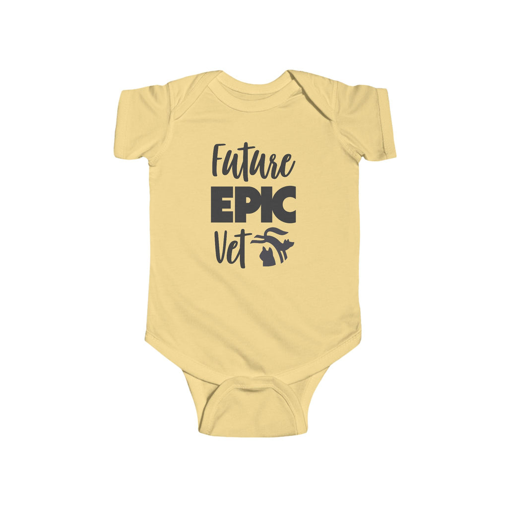 Future Epic Vet Infant Bodysuit, Baby Shower Gift, Cute Animal Lover Outfit, Newborn Clothes, Veterinary Baby Apparel