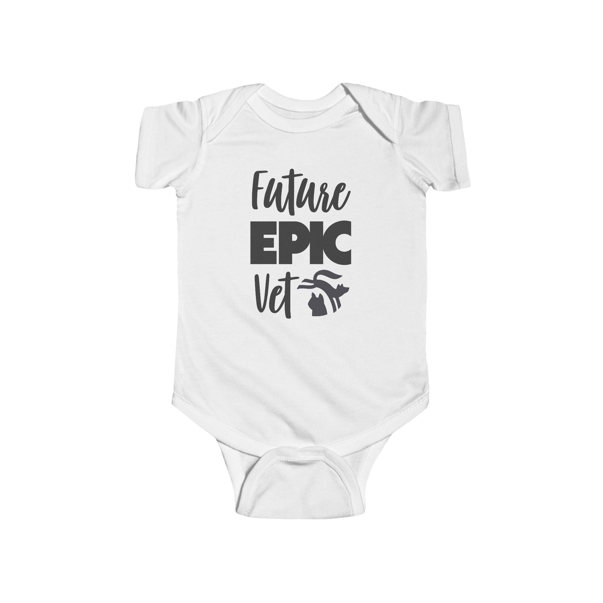 Future Epic Vet Infant Bodysuit, Baby Shower Gift, Cute Animal Lover Outfit, Newborn Clothes, Veterinary Baby Apparel