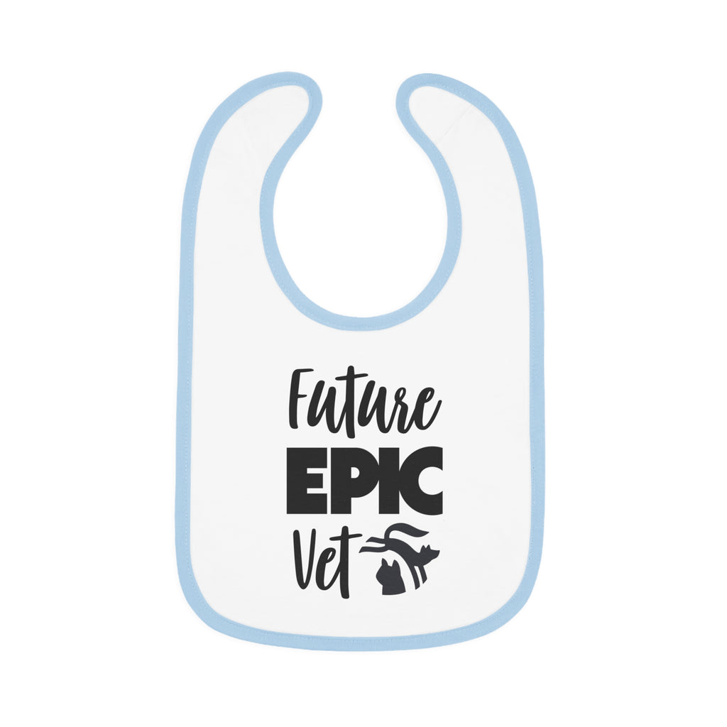 Future Epic Vet Baby Bib | Fun Baby Shower Gift, Animal Lover Bib, Cute Baby Apparel, Unique Baby Gift, Veterinary Theme