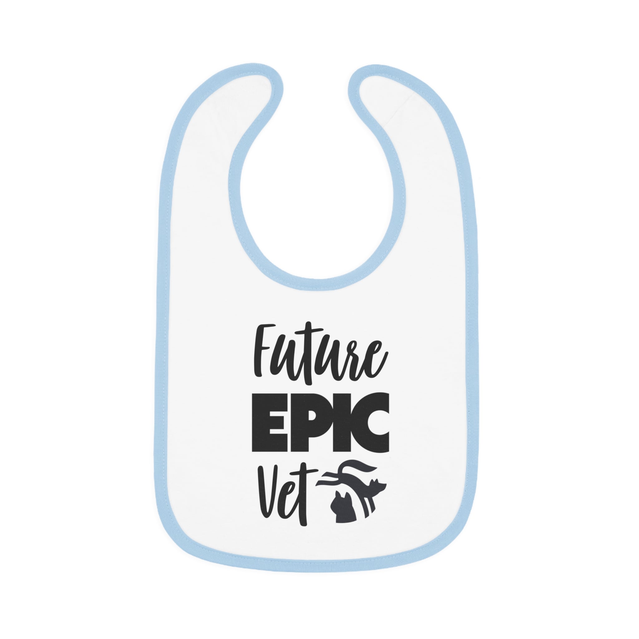 Future Epic Vet Baby Bib | Fun Baby Shower Gift, Animal Lover Bib, Cute Baby Apparel, Unique Baby Gift, Veterinary Theme