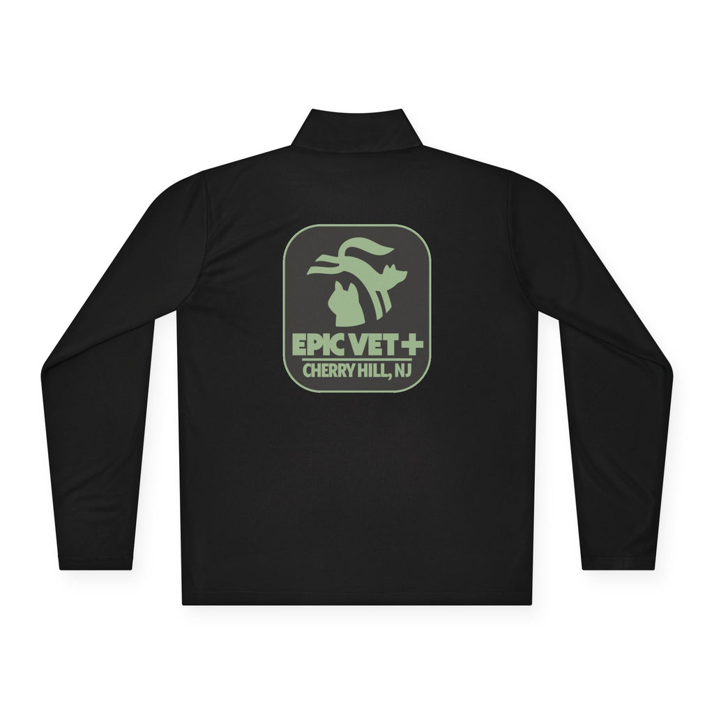 Epic Vet Staff Quarter-Zip Pullover - Perfect for Pet Lovers, Casual Workwear, Gifts for Vets, Animal Enthusiasts, Cozy Comfort