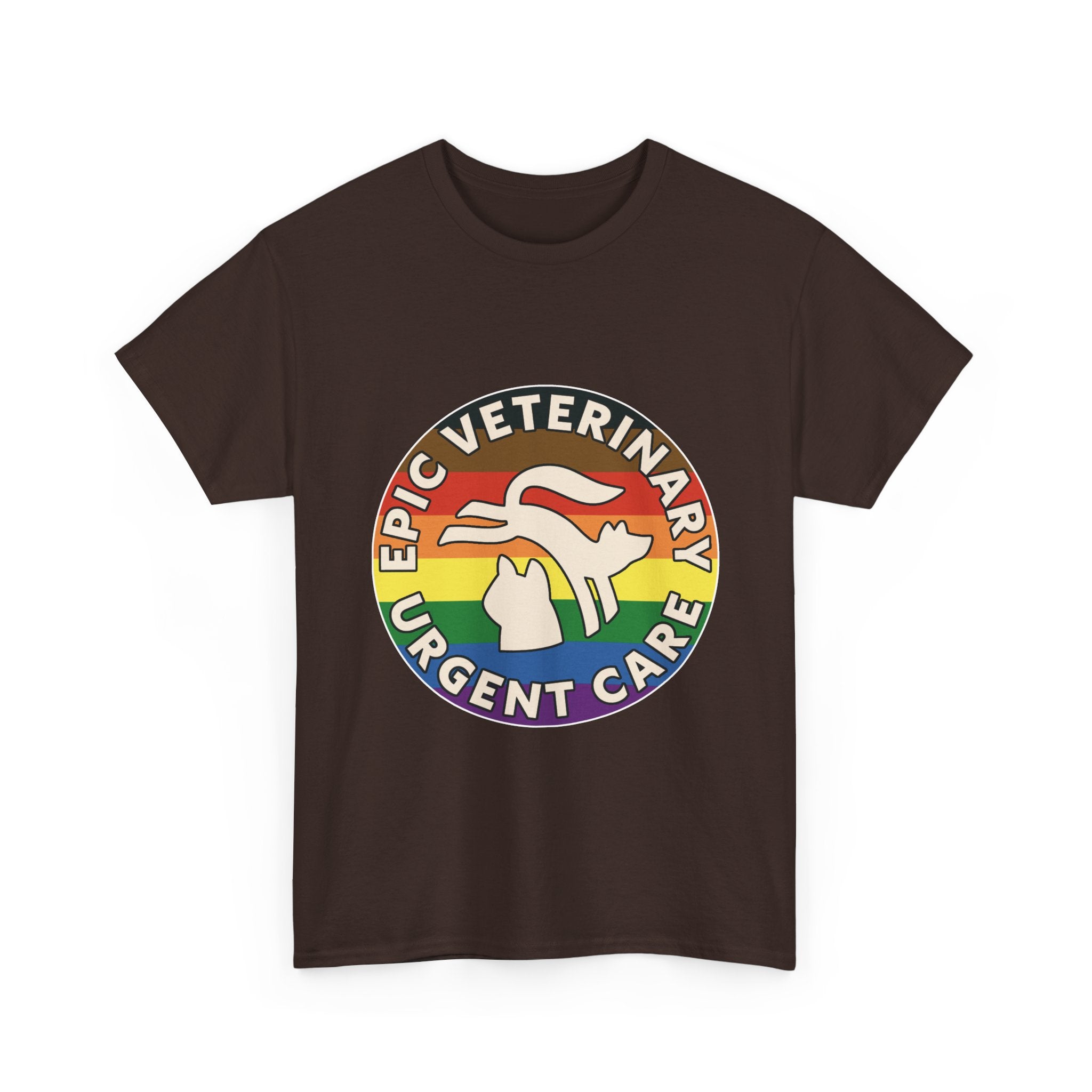 Graphic Tee - Veterinary Urgent Care Pride, LGBTQ+, Everyone is Welcome in our Pack, Rainbow