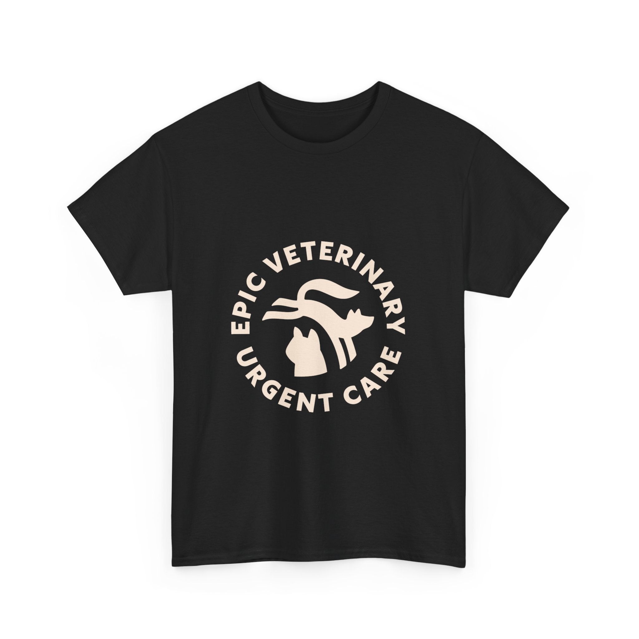 Graphic Tee — Hold on, I see a cat — Off-White — EPIC Veterinary Urgent Care