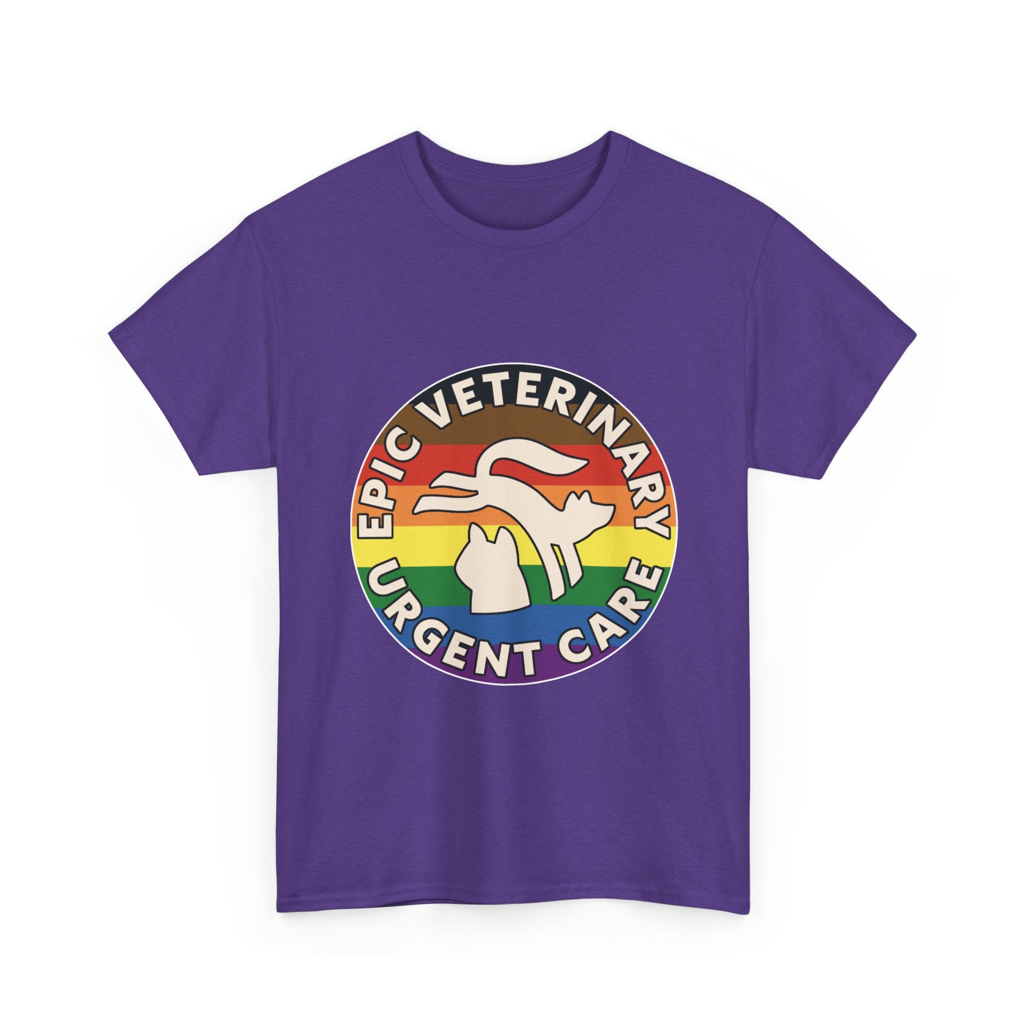 Graphic Tee - Veterinary Urgent Care Pride, LGBTQ+, Everyone is Welcome in our Pack, Rainbow