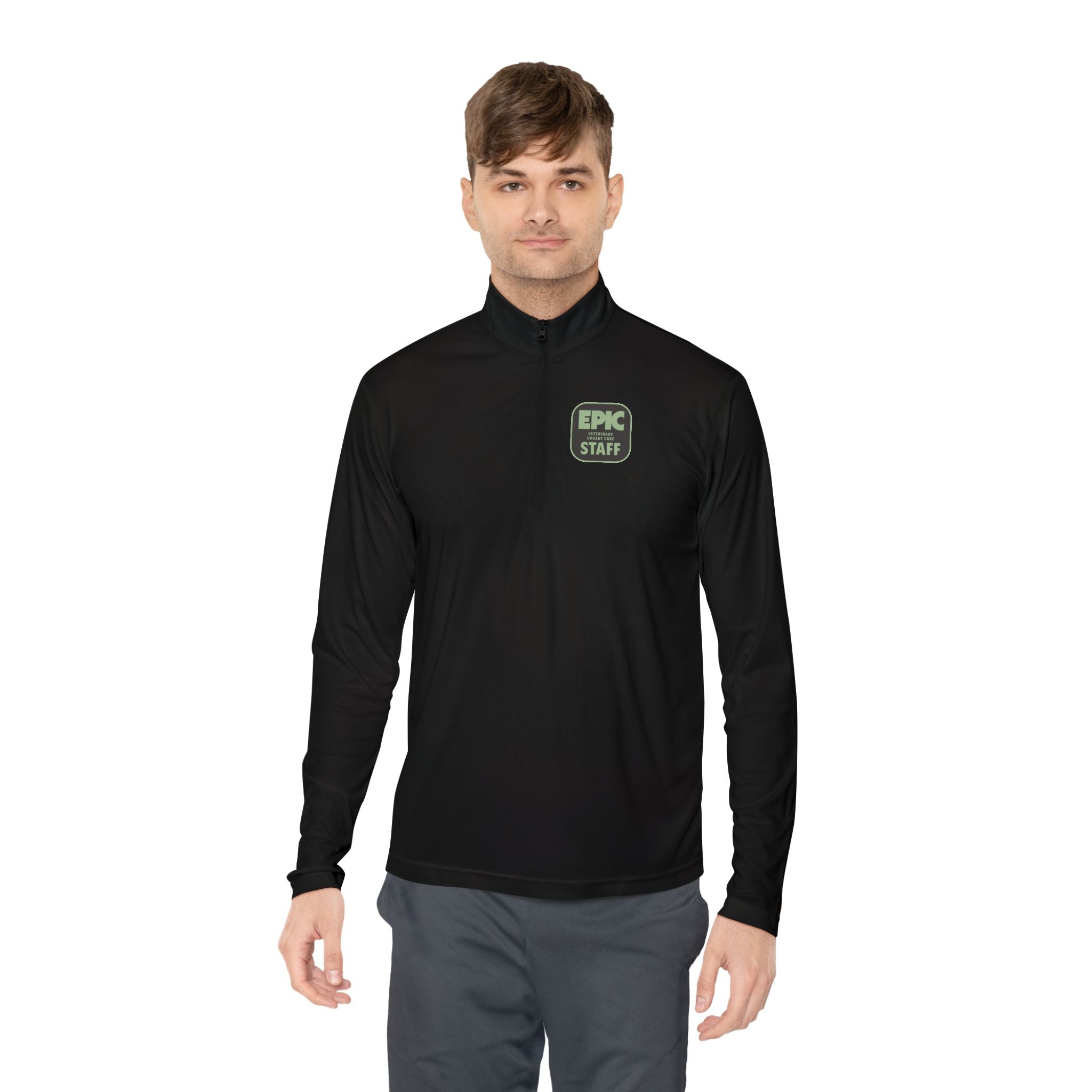 Epic Vet Staff Quarter-Zip Pullover - Perfect for Pet Lovers, Casual Workwear, Gifts for Vets, Animal Enthusiasts, Cozy Comfort