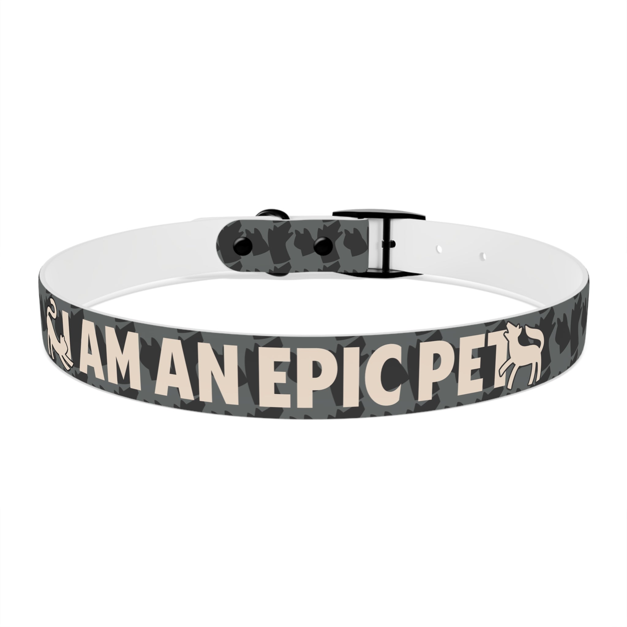 I am an EPIC pet Dog Collar, Custom Pet Accessory, Durable Canine Fashion, Unique Dog Gear, Dog Lover Gift, Everyday Wear for Pets